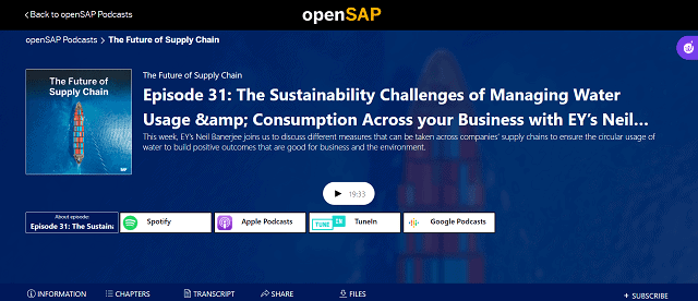 OpenSAP’s The Future of Supply Chain