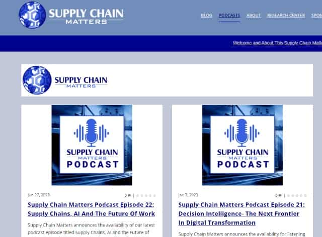 Supply Chain Matters
