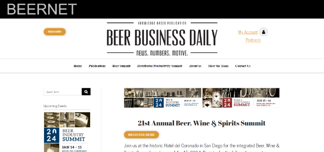 Annual Beer, Wine & Spirits Summit