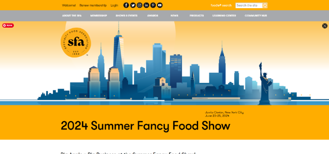 Fancy Food Show - Summer