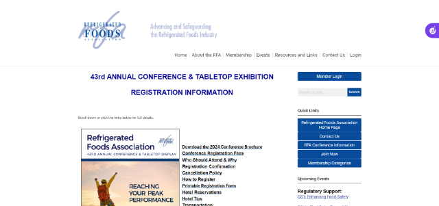 Refrigerated Foods Association Exhibition & Conference
