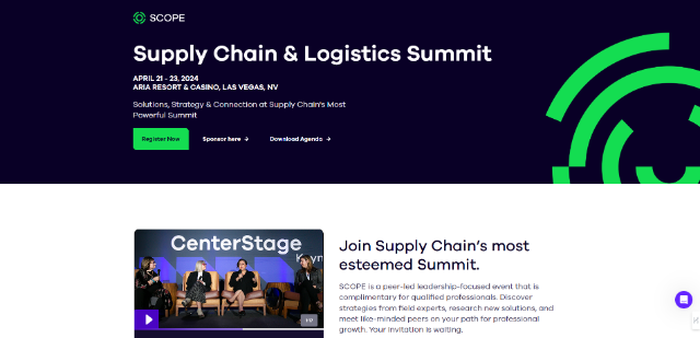 Scope Supply Chain & Logistics Summit