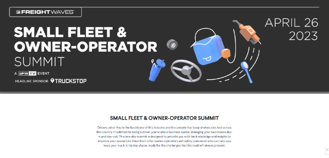 Small Fleet & Owner-Operator Summit