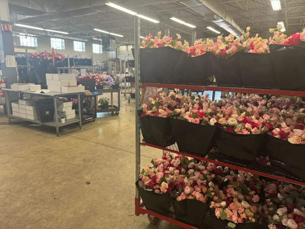 Florist scaling for Valentine's Day peak season